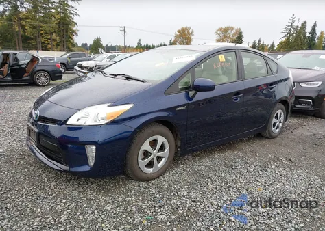 2012 Toyota Prius Two from USA, damaged, VIN JTDKN3DU3C1507448